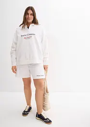 Oversized sweater met een polokraag en borduursel, bonprix