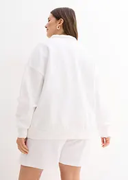 Oversized sweater met een polokraag en borduursel, bonprix