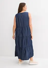 Midi jurk van gladde Lyocell, bonprix