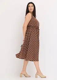 Midi jurk met bindceintuur, bonprix