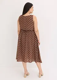 Midi jurk met bindceintuur, bonprix