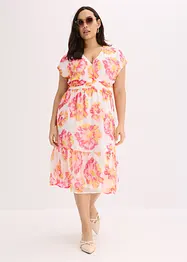 Gedessineerde midi jurk, bonprix