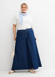 Wide leg jeans, mid waist, comfortabele taillenband, bonprix