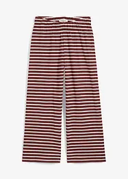Jersey broek van gestructureerd katoen, bonprix