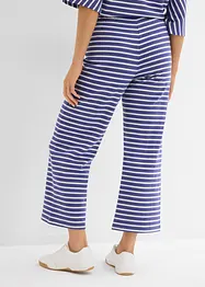 Jersey broek van gestructureerd katoen, bonprix