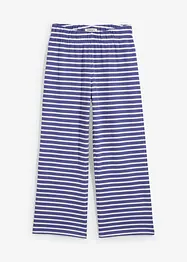 Jersey broek van gestructureerd katoen, bonprix