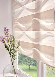 Duo rolgordijn van jacquard, tweekleurig, bonprix