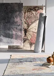 Vloerkleed met grote vlinder, bonprix