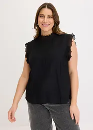 Blouse met volants, bonprix