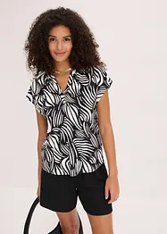 Henley shirt van een zachte viscosemix, bonprix
