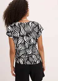Henley shirt van een zachte viscosemix, bonprix