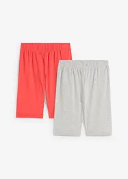 Biker short van een elastische katoenmix (set van 2), bonprix