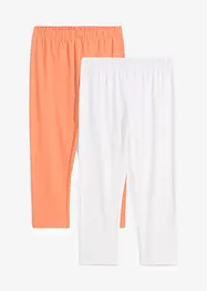Capri legging van een katoenmix (set van 2), bonprix