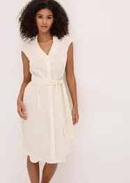 Jurk met strikceintuur, bonprix