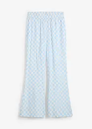 Geruite Marlene Dietrich broek van soepele viscose, bonprix