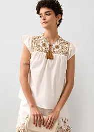 Tuniek met zijde en borduurwerk, bonprix