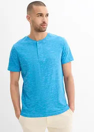 Henley shirt, korte mouw (set van 2), bonprix