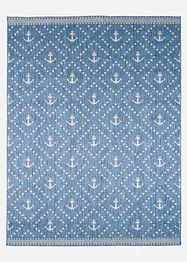 Binnen- en buitenkleed met met anker patroon, bonprix