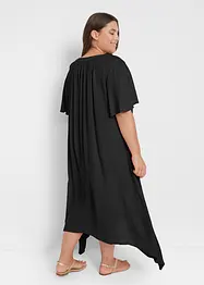 Lange kaftan jurk van crêpe, bonprix