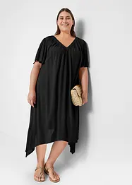 Lange kaftan jurk van crêpe, bonprix