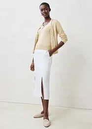 Rok en riem (2-dlg. set) van puur linnen, bonprix