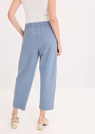 Jersey broek met bandplooien, bonprix