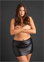 Cut-out rok in wetlook, bonprix