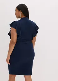 Kokerjurk met accessoire als sluiting bij de hals, bonprix