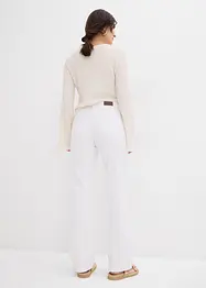 Mid waist stretch jeans, straight, bonprix