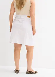 Stretch spijkerrok met high waist, bonprix