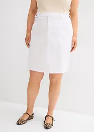 Stretch spijkerrok met high waist, bonprix