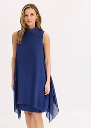 Chiffon jurk met sjaalkraag, bonprix