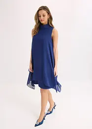 Chiffon jurk met sjaalkraag, bonprix