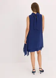 Chiffon jurk met sjaalkraag, bonprix