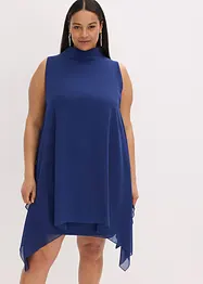 Chiffon jurk met sjaalkraag, bonprix