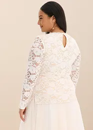 Longsleeve van kant, bonprix