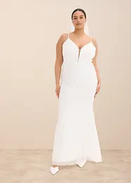 Trouwjurk met paillettenborduursel, bonprix