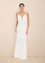 Trouwjurk met paillettenborduursel, bonprix