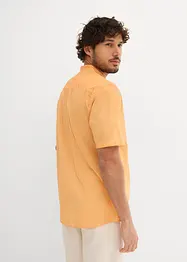 Overhemd in washed out look met korte mouwen, bonprix
