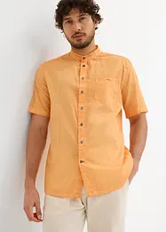 Overhemd in washed out look met korte mouwen, bonprix