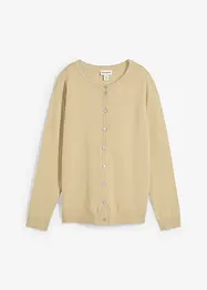 Gebreid vest met ronde hals, bonprix