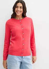 Gebreid vest met ronde hals, bonprix