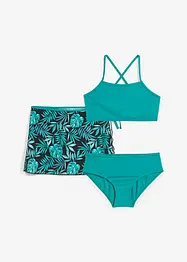 Bikini en rokje (3-dlg. set), bonprix
