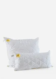 Donzen Touch kussen met geborduurde bloem, bonprix
