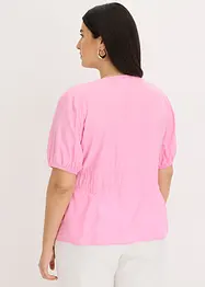 Blouse met strikjes, bonprix