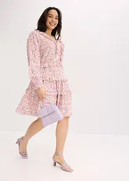 Jurk met volants, bonprix