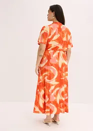 Maxi jurk met batikprint in een zachte viscosemix, bonprix