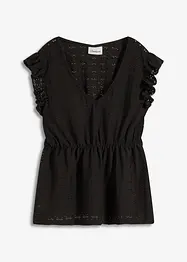 Shirt met broderie anglaise, bonprix