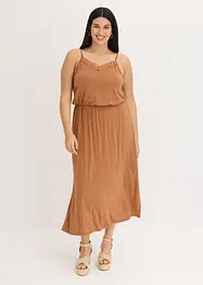 Jersey jurk met kant, bonprix