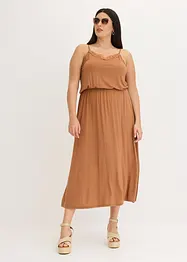Jersey jurk met kant, bonprix
